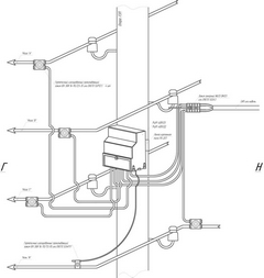 Схема установки счетчика РиМ 489.01-02-08-09